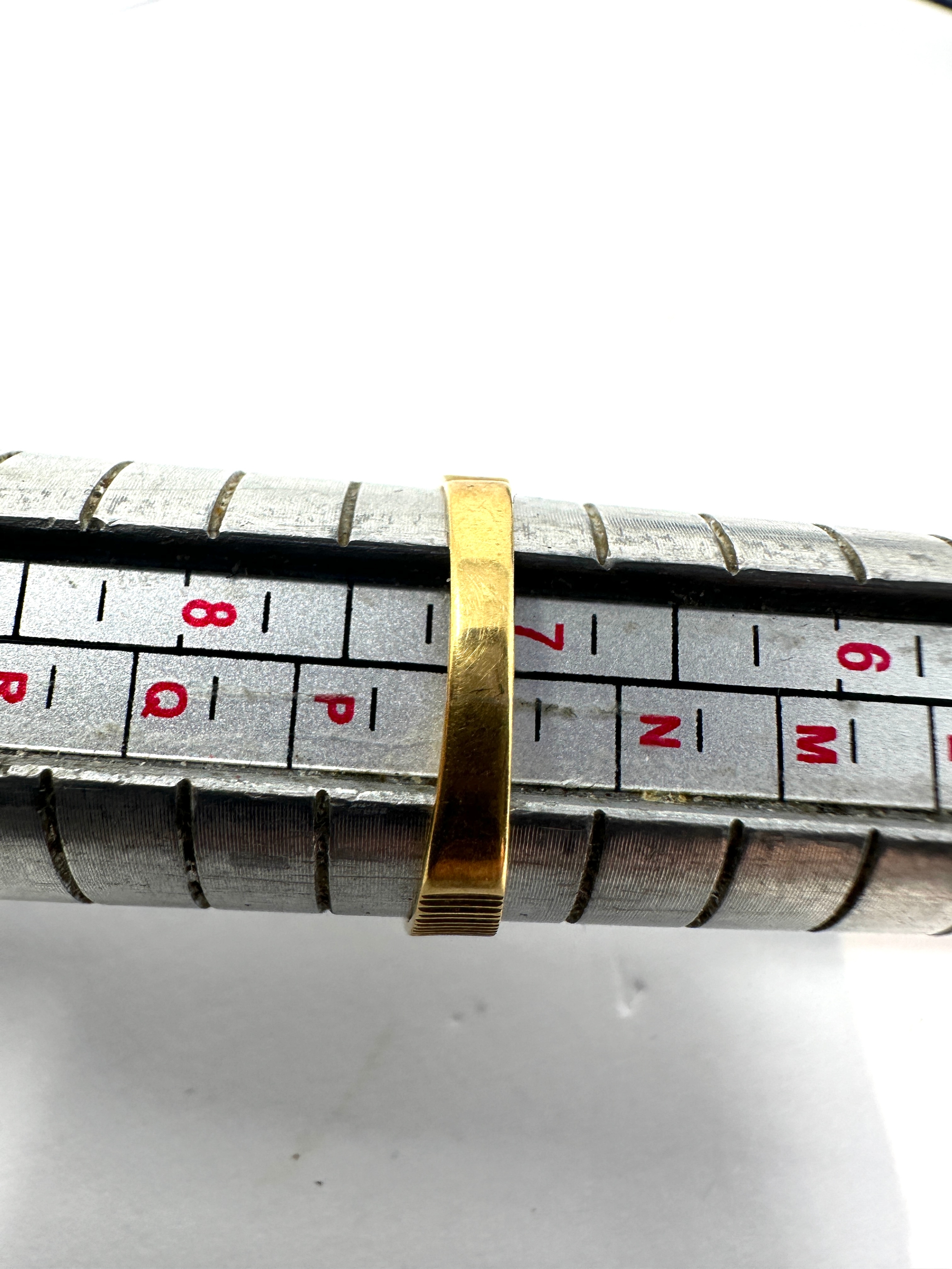 18ct gold sapphire & diamond ring weight 4.3g - Image 4 of 4