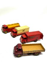 selection of dinky trucks inc big bedford guy & alfa monarch