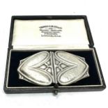 Antique silver Archibald Knox for cymric liberty & co buckle measures approx 8.2cm by 4.4cm