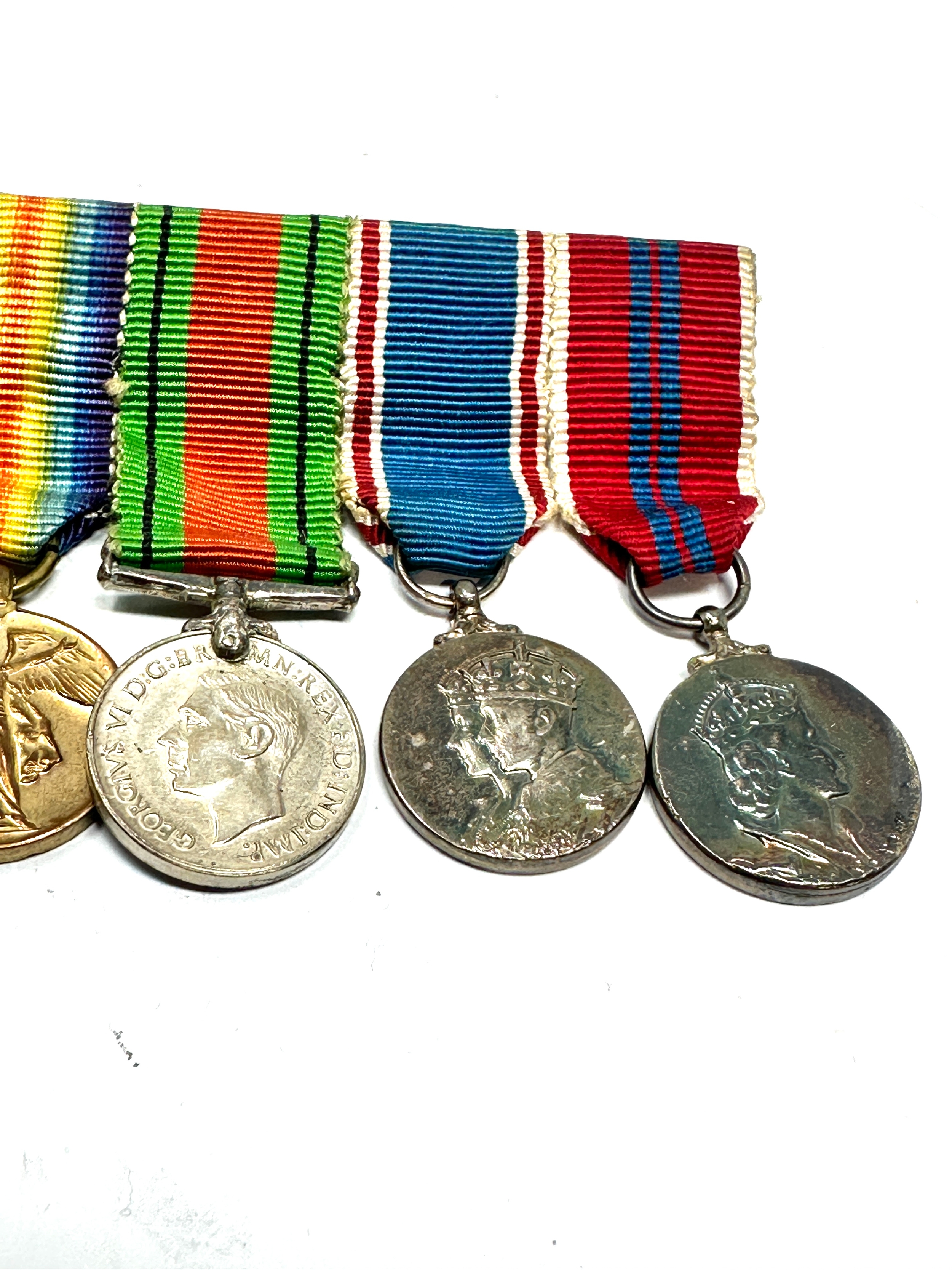 Original military obe miniature medal group - Image 3 of 3