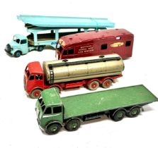 selection of dinky lorries inc foden foden tanker horse box bedford transporter