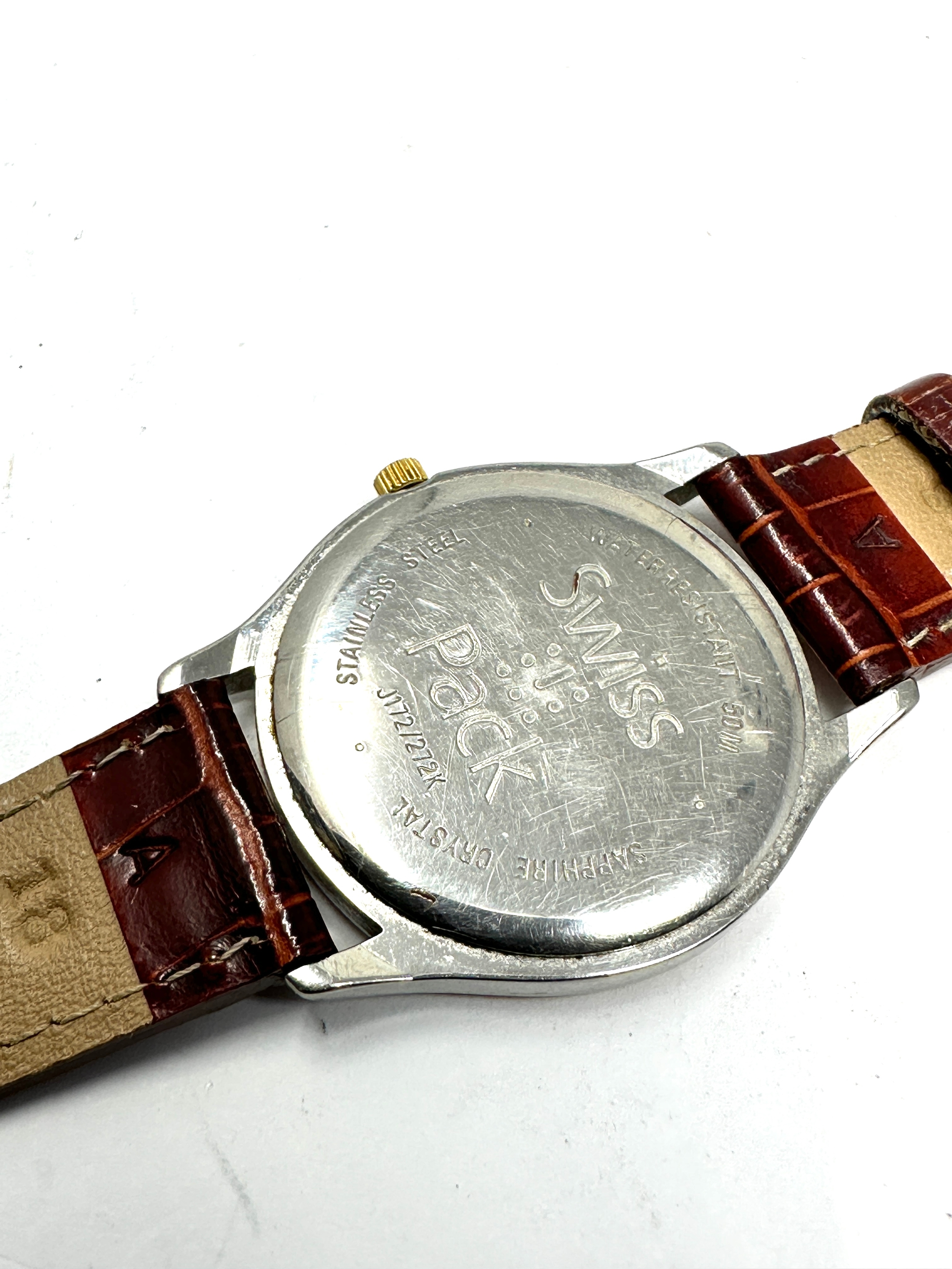 Gents quartz tissot pr 50 wristwatch the watch is ticking - Image 3 of 4