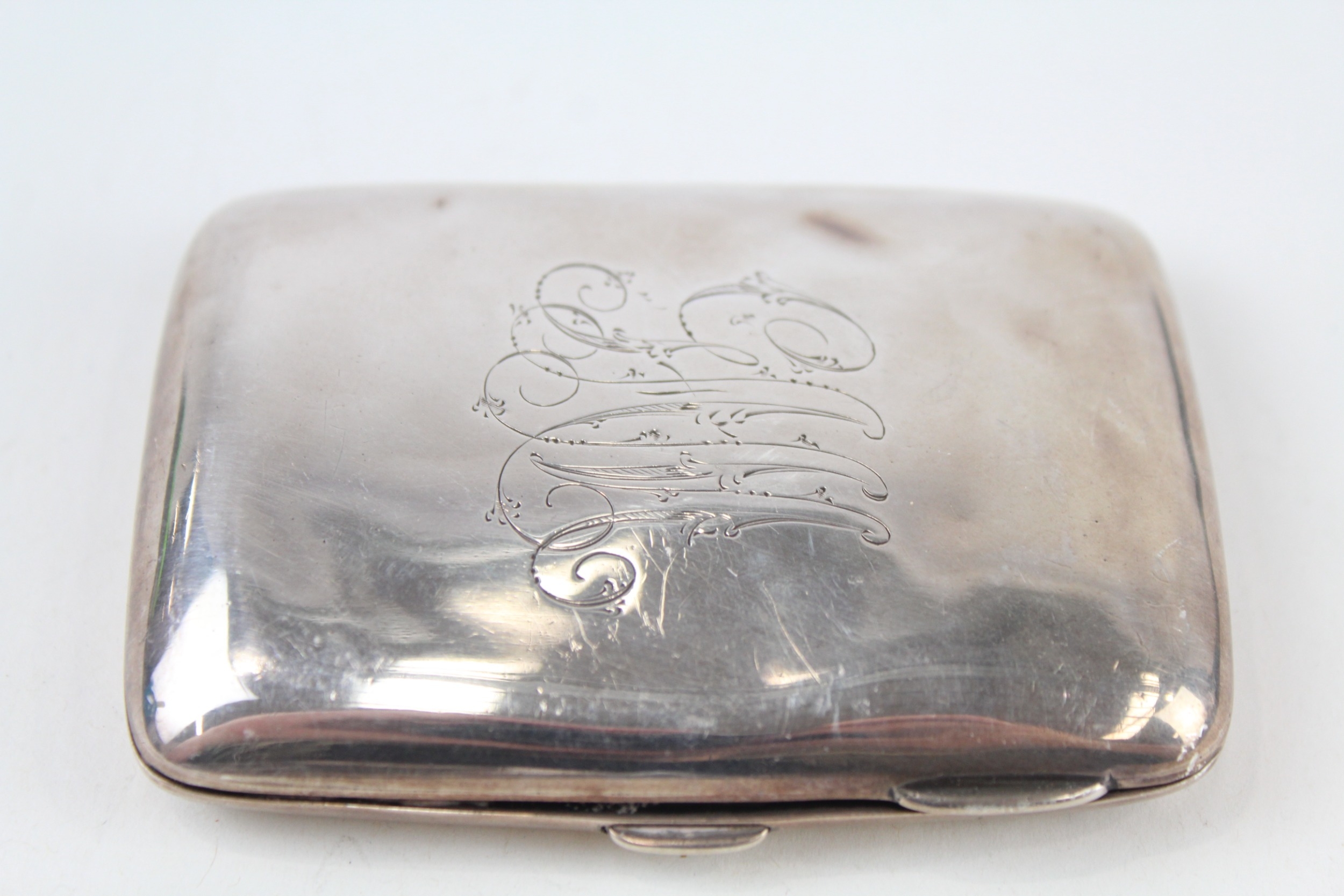 .925 sterling silver cigarette case