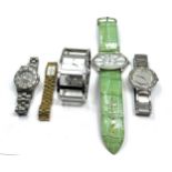 5 ladies wristwatches quartz includes calvin klein tag heuer dkny movado etc possibly need new