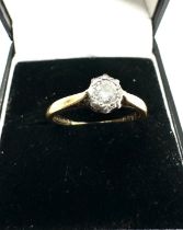 18ct gold diamond ring weight 3.3g