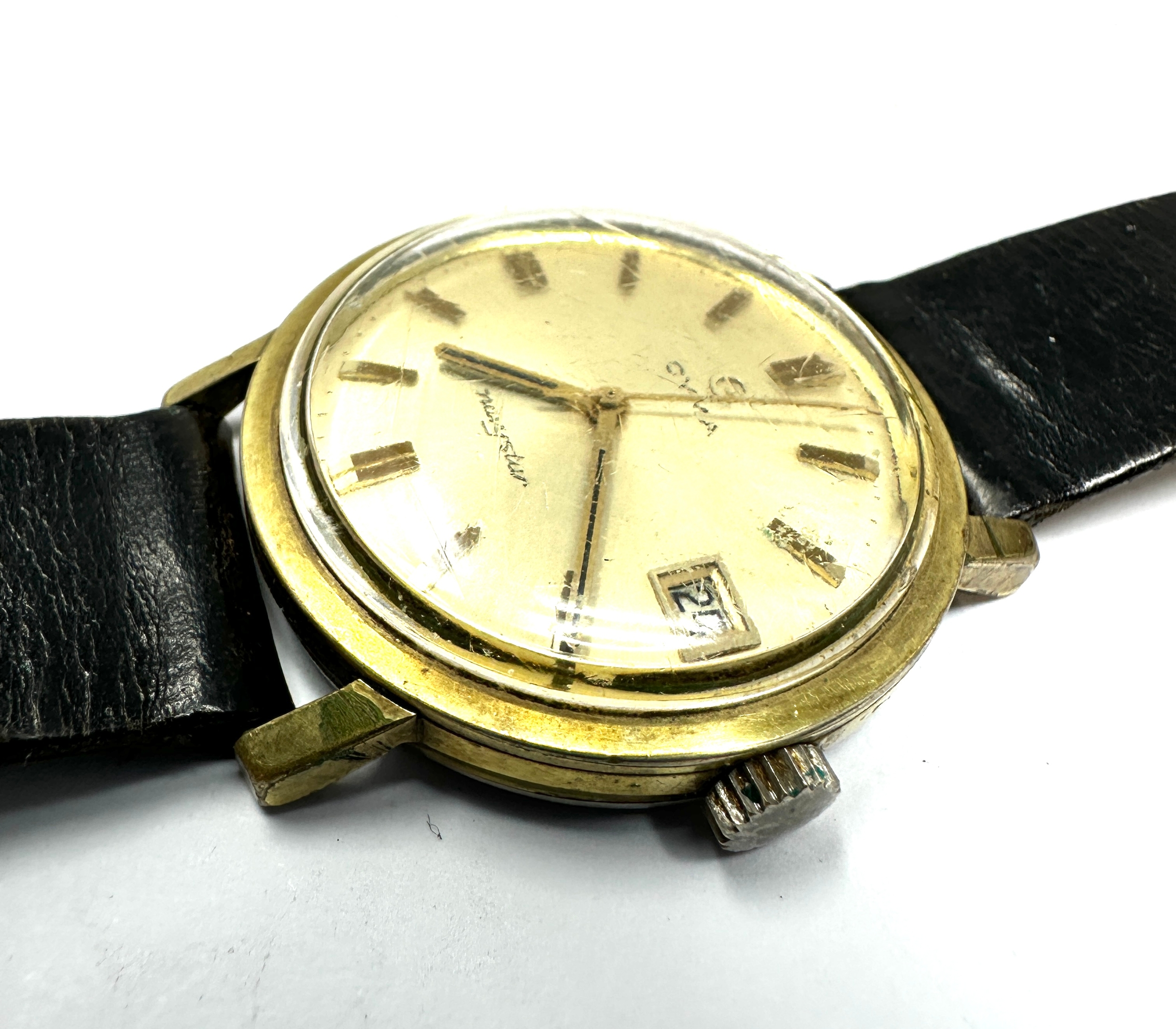 Vintage Cyma navystar gents wristwatch the watch is ticking - Image 2 of 4