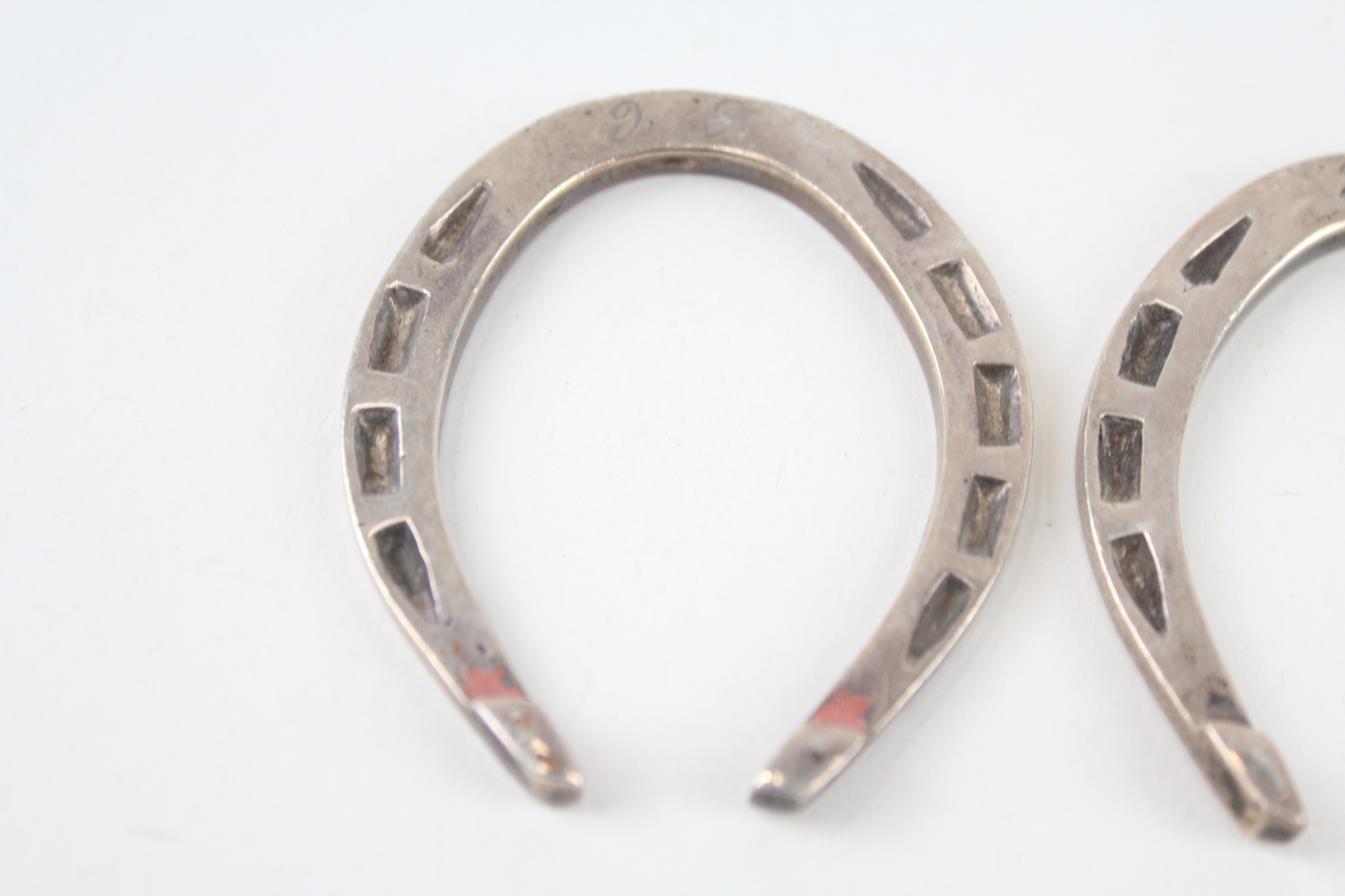 2 x .925 sterling luck horseshoes - Image 4 of 6