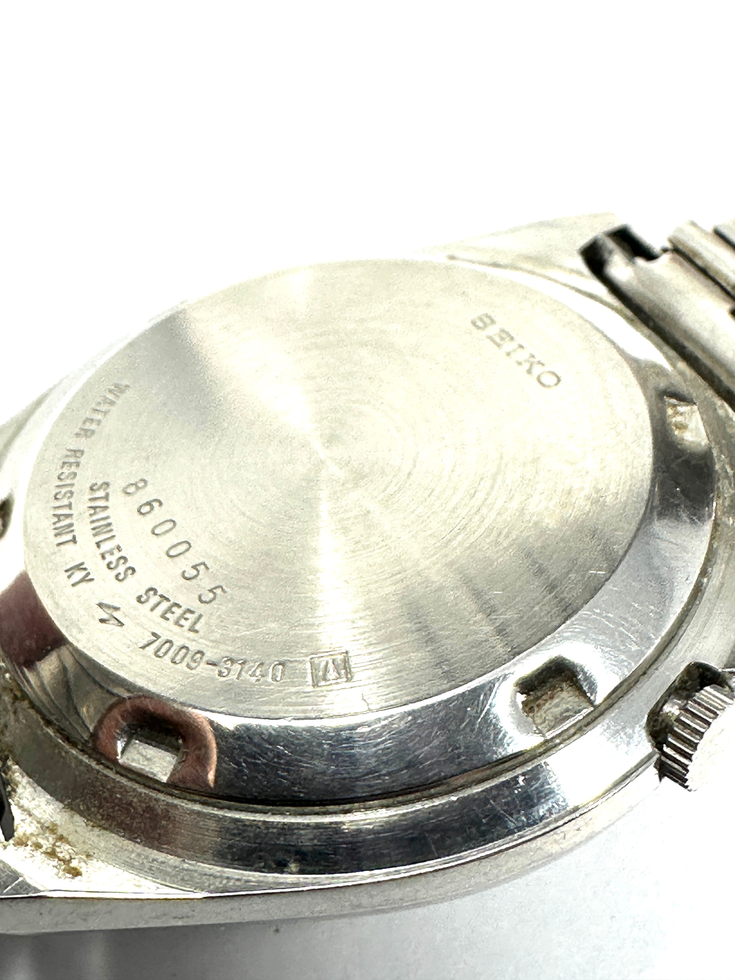 Vintage Gents Seiko automatic 7009-3140 wrist watch the watch is ticking - Image 3 of 3