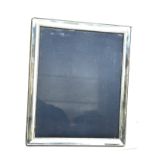 Vintage large millenium silver picture frame measures approx 29.5cm by 24cm