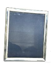 Vintage large millenium silver picture frame measures approx 29.5cm by 24cm