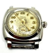 1930 Rolex oyster ultra prima gents wristwatch missing lug and strap the watch is not ticking