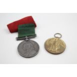 Victorian WW1 Medals x 2 Named Long Service 1983 Colour Sgt C.J Cowlishaw etc