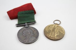 Victorian WW1 Medals x 2 Named Long Service 1983 Colour Sgt C.J Cowlishaw etc