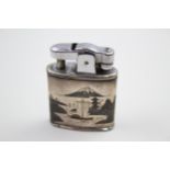 .950 silver cased cigarette lighter