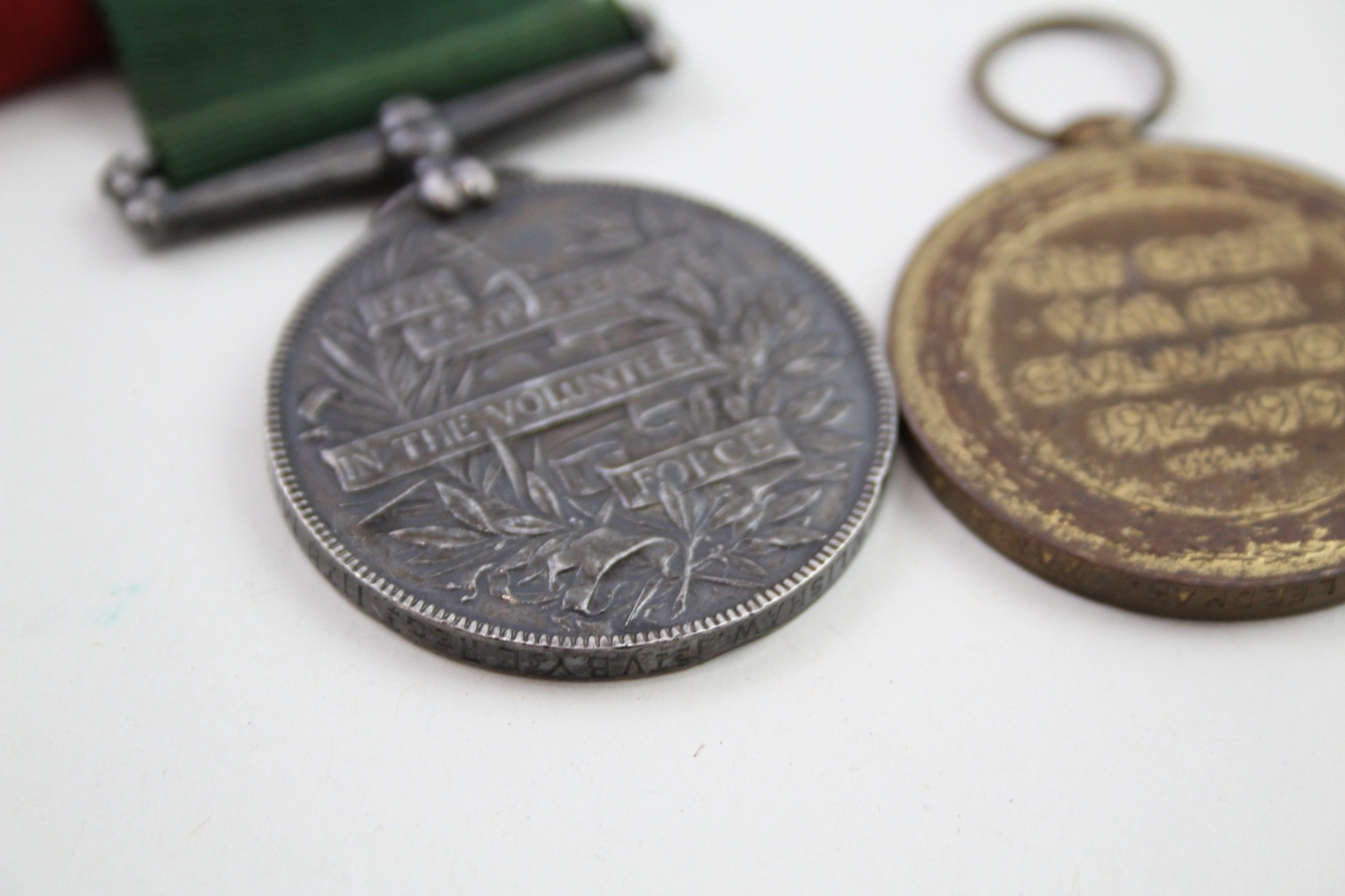 Victorian WW1 Medals x 2 Named Long Service 1983 Colour Sgt C.J Cowlishaw etc - Image 6 of 7