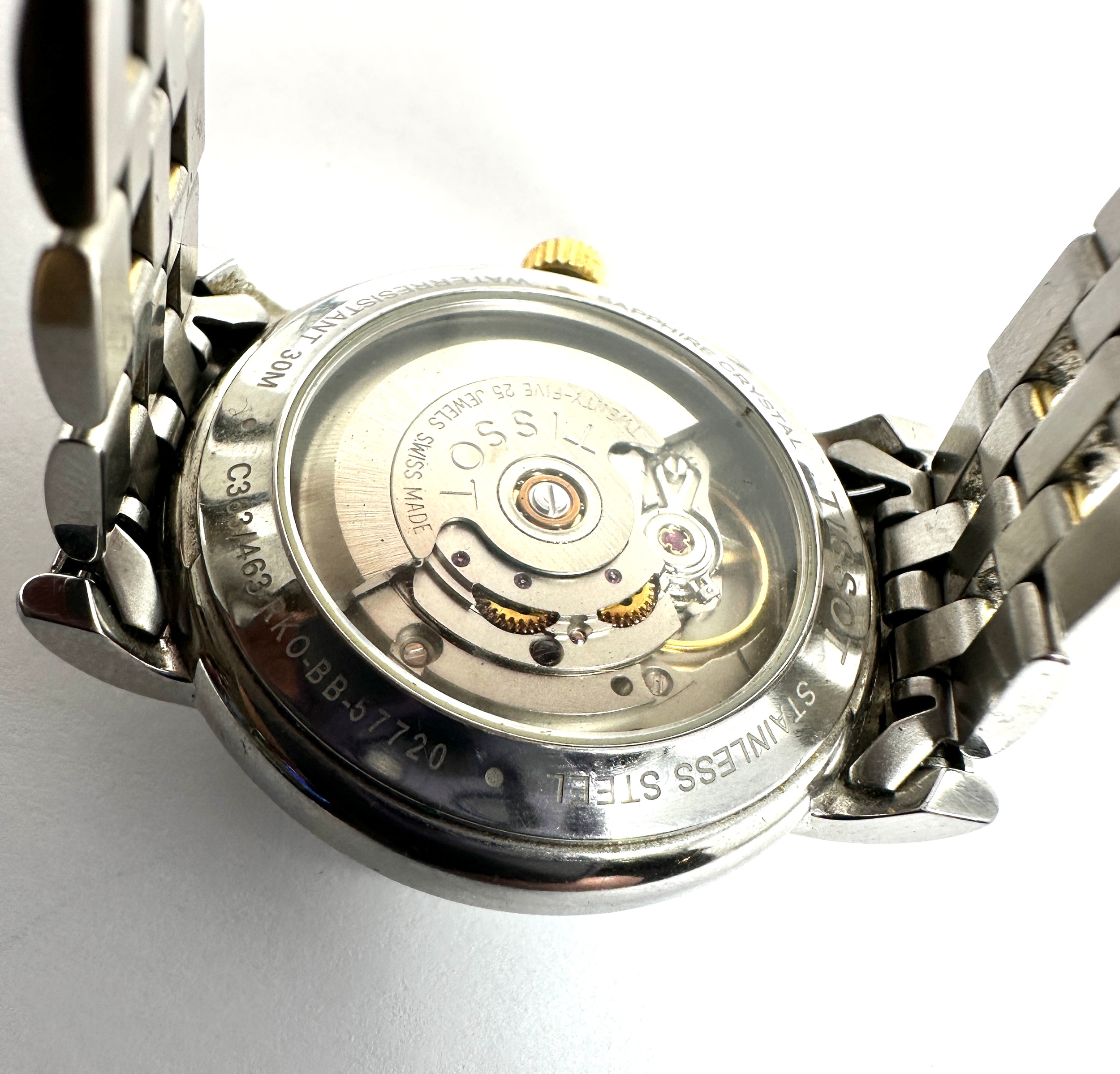 Tissot 1853 automatic gents wristwatch the watch is ticking - Image 5 of 5