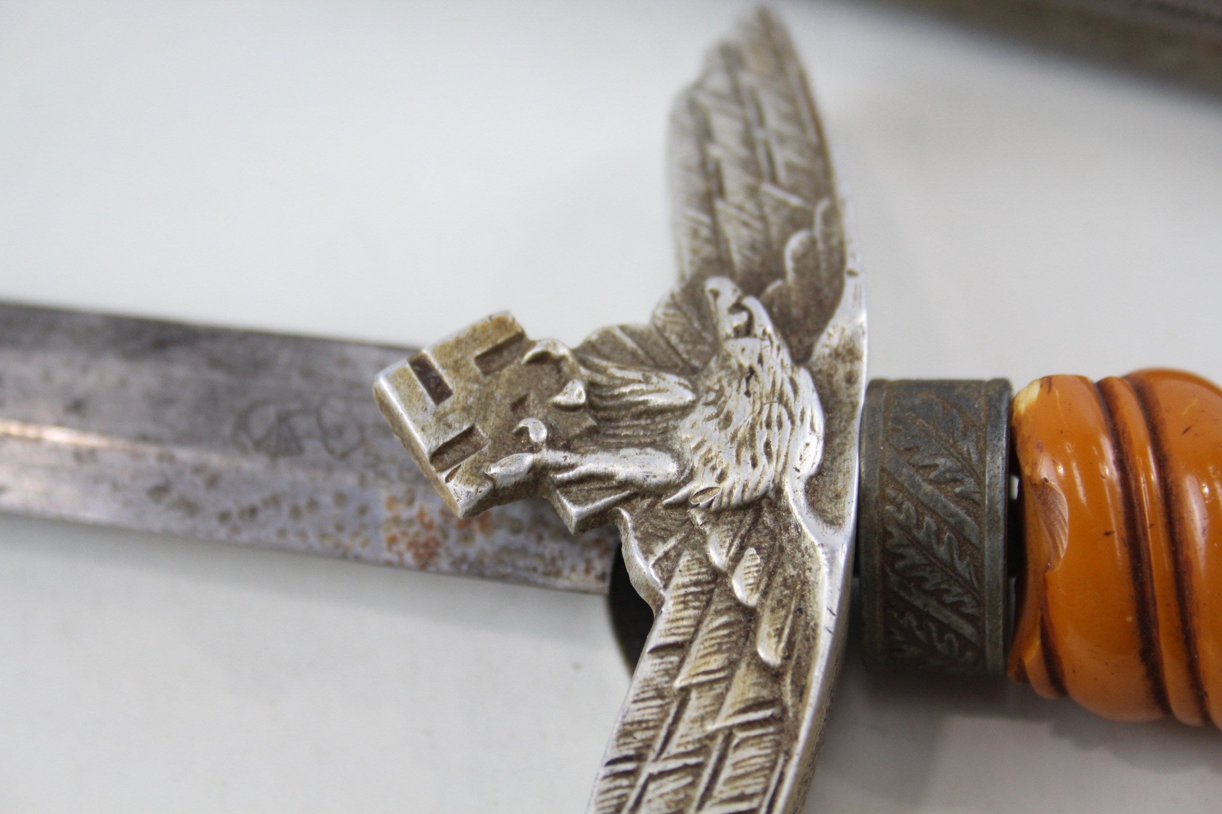 WW2 German Luftwaffe 2nd Pattern Dagger Maker W.K.C - Image 4 of 10