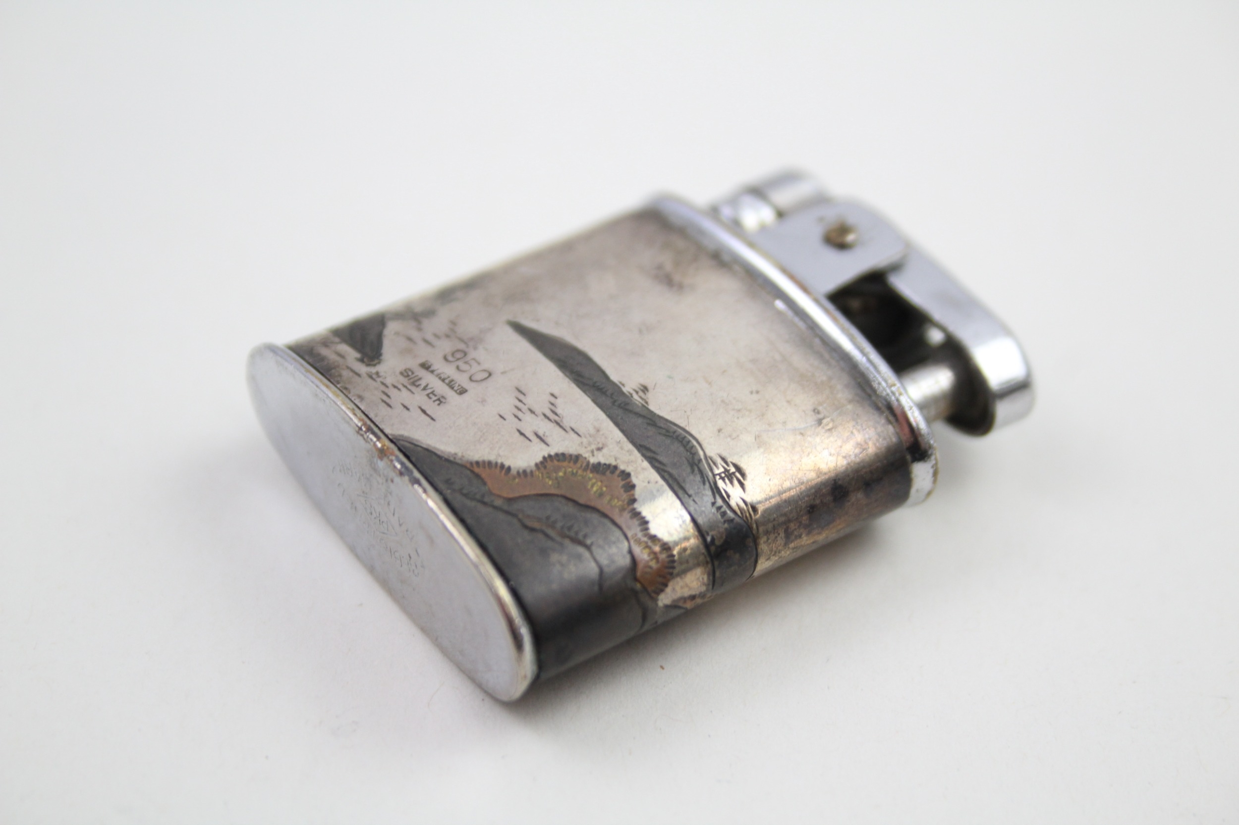 .950 silver cased cigarette lighter - Bild 5 aus 8