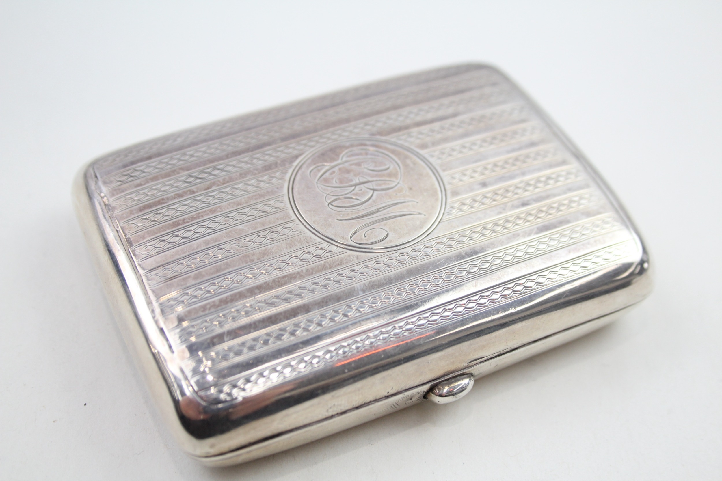 .925 sterling edwardian cigarette case