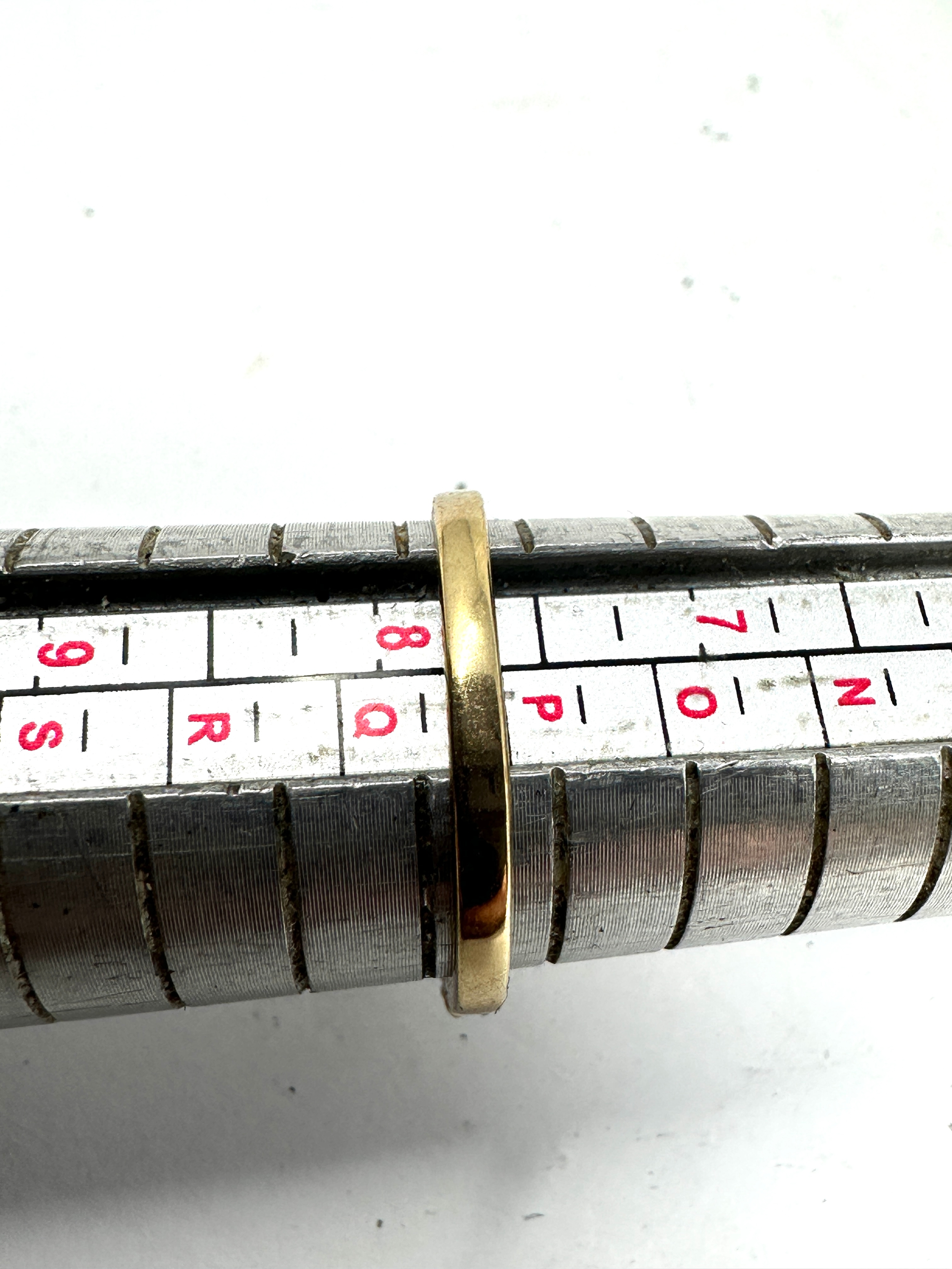 9ct gold tanzanite & diamond ring weight 1.5g - Image 4 of 4