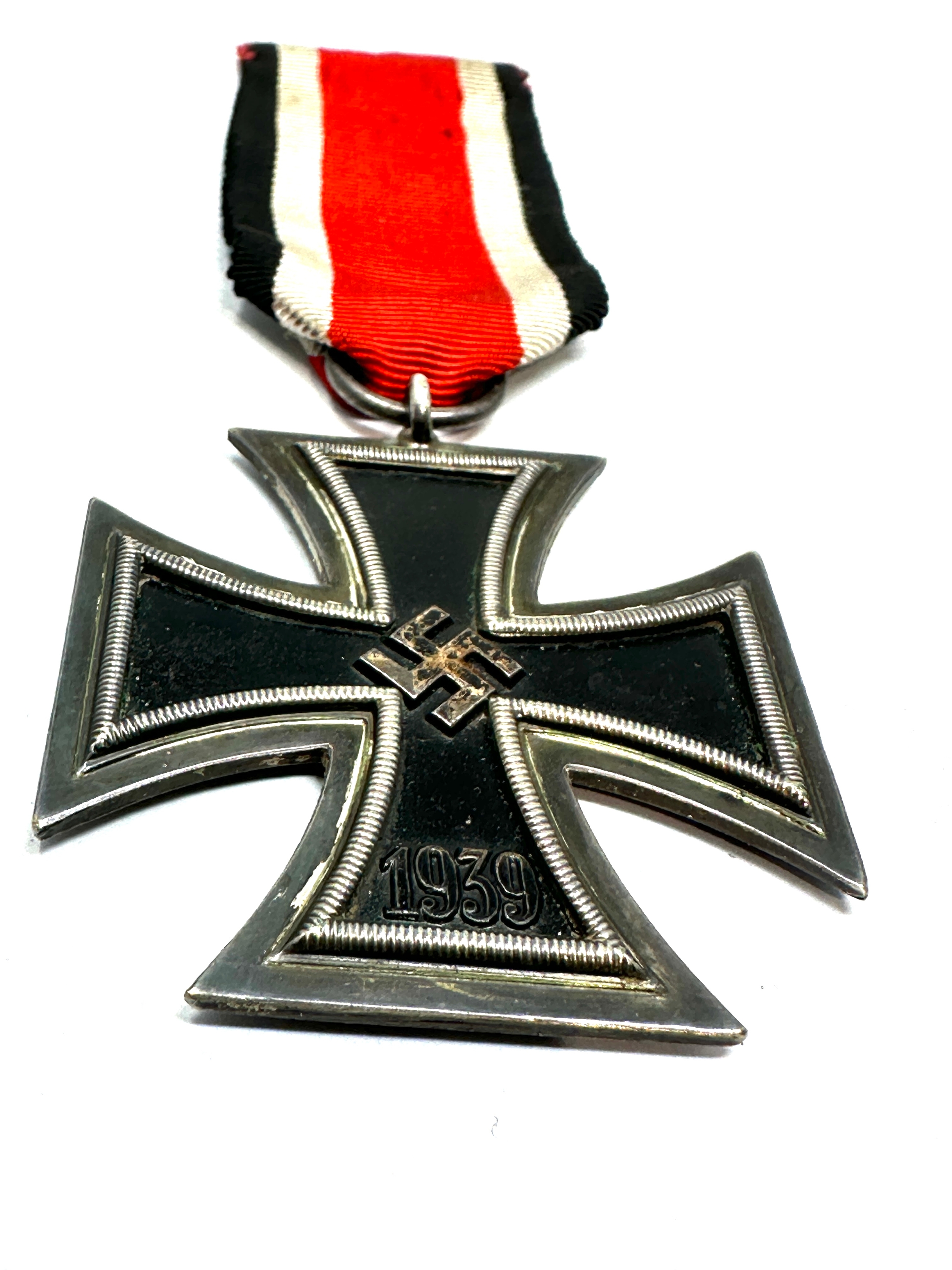 ww2 german iron cross 2nd class ring number 100 - Image 2 of 4