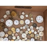 Large quantity of antique & vintage wristwatch & pocket watch movements