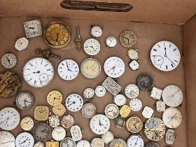 Large quantity of antique & vintage wristwatch & pocket watch movements