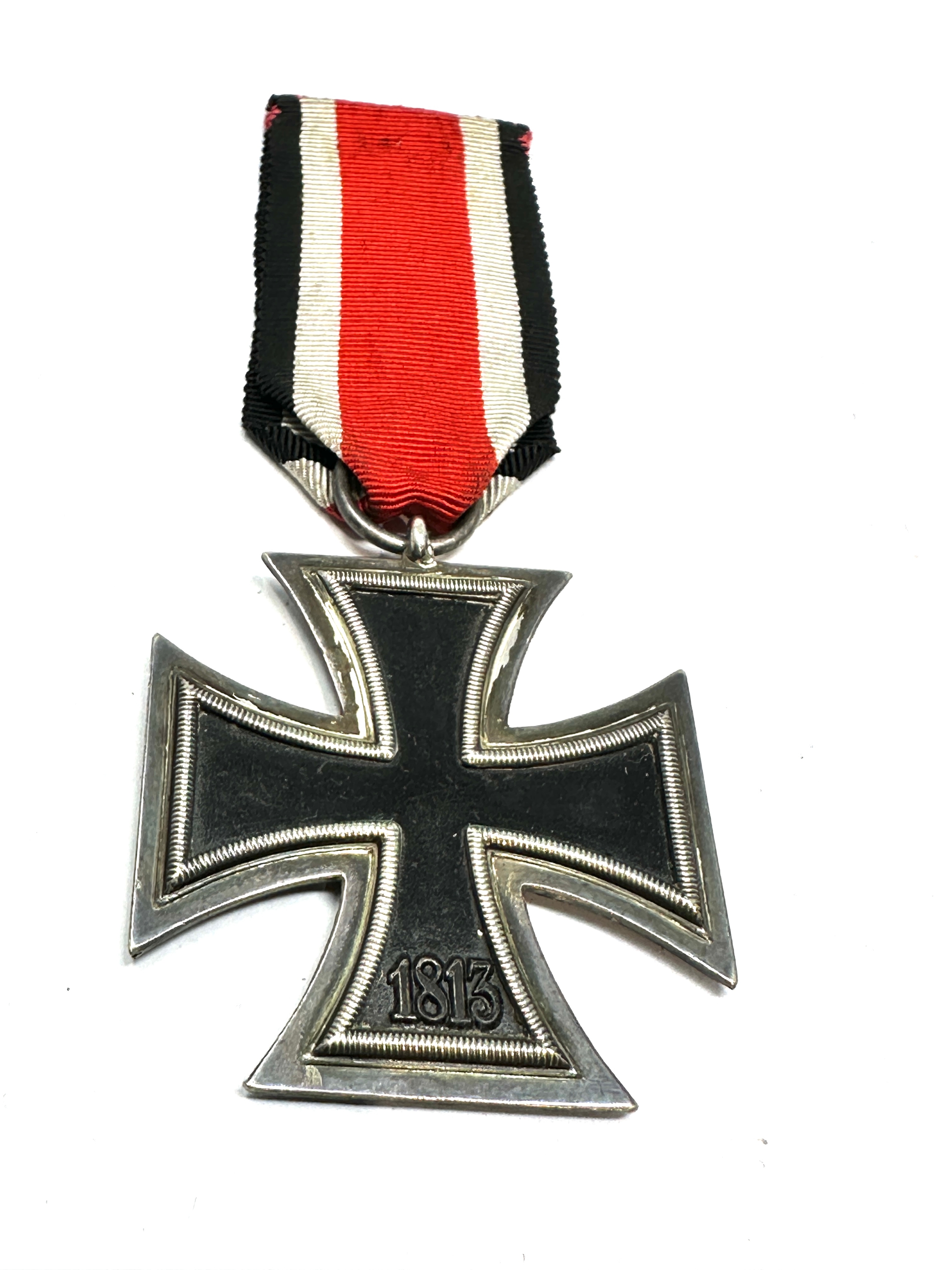 ww2 german iron cross 2nd class ring number 100 - Image 3 of 4