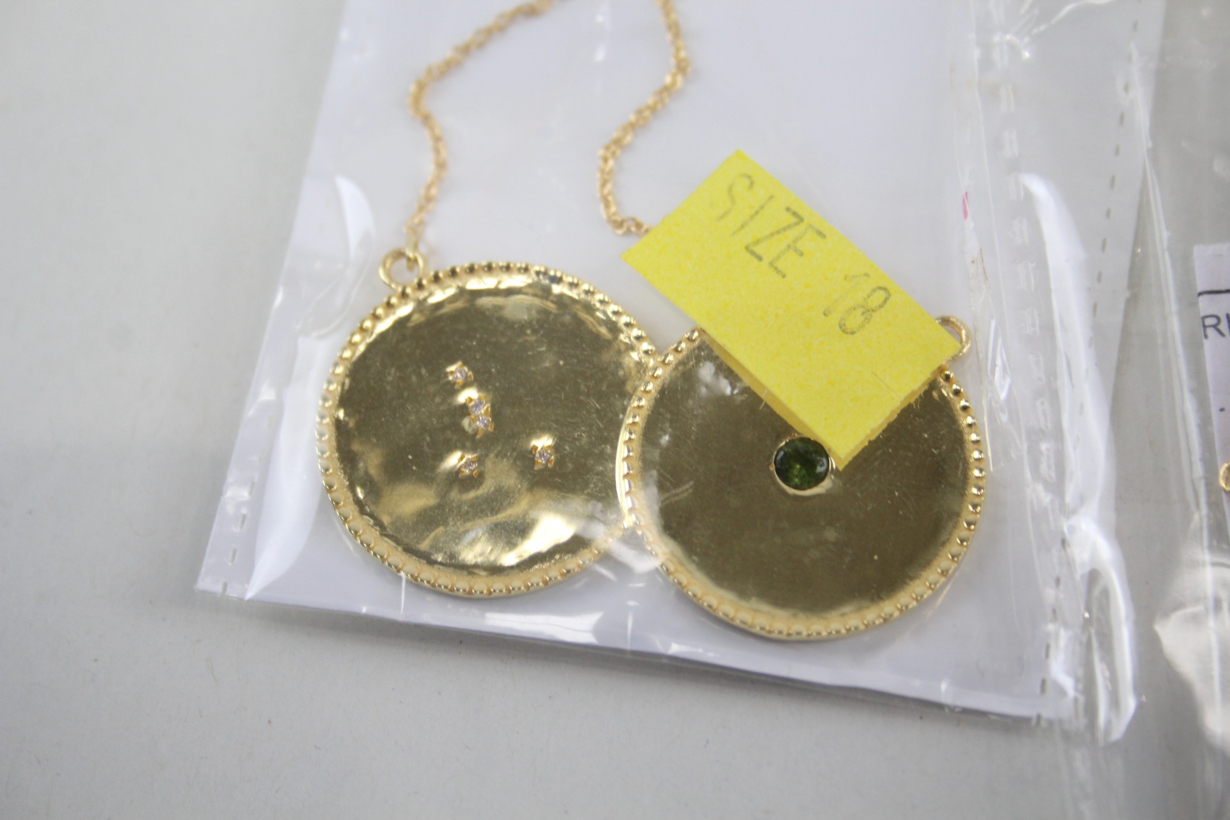 A collection of gold tone silver zodiac necklaces (94g) - Image 5 of 8