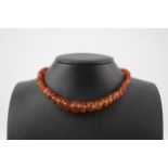 Faceted graduated Amber necklace (16g)