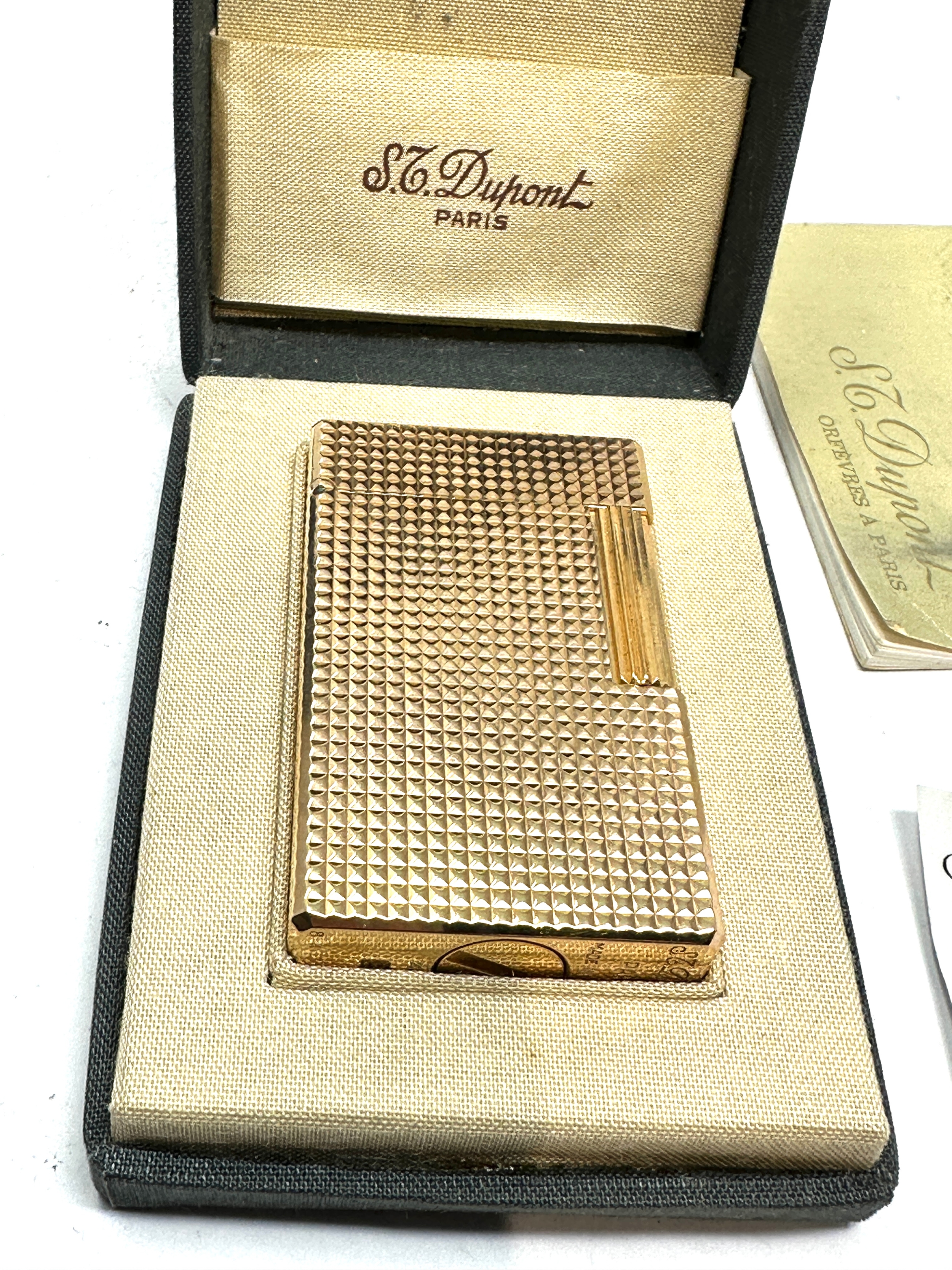 Vintage boxed dupont cigarette lighter - Bild 2 aus 6