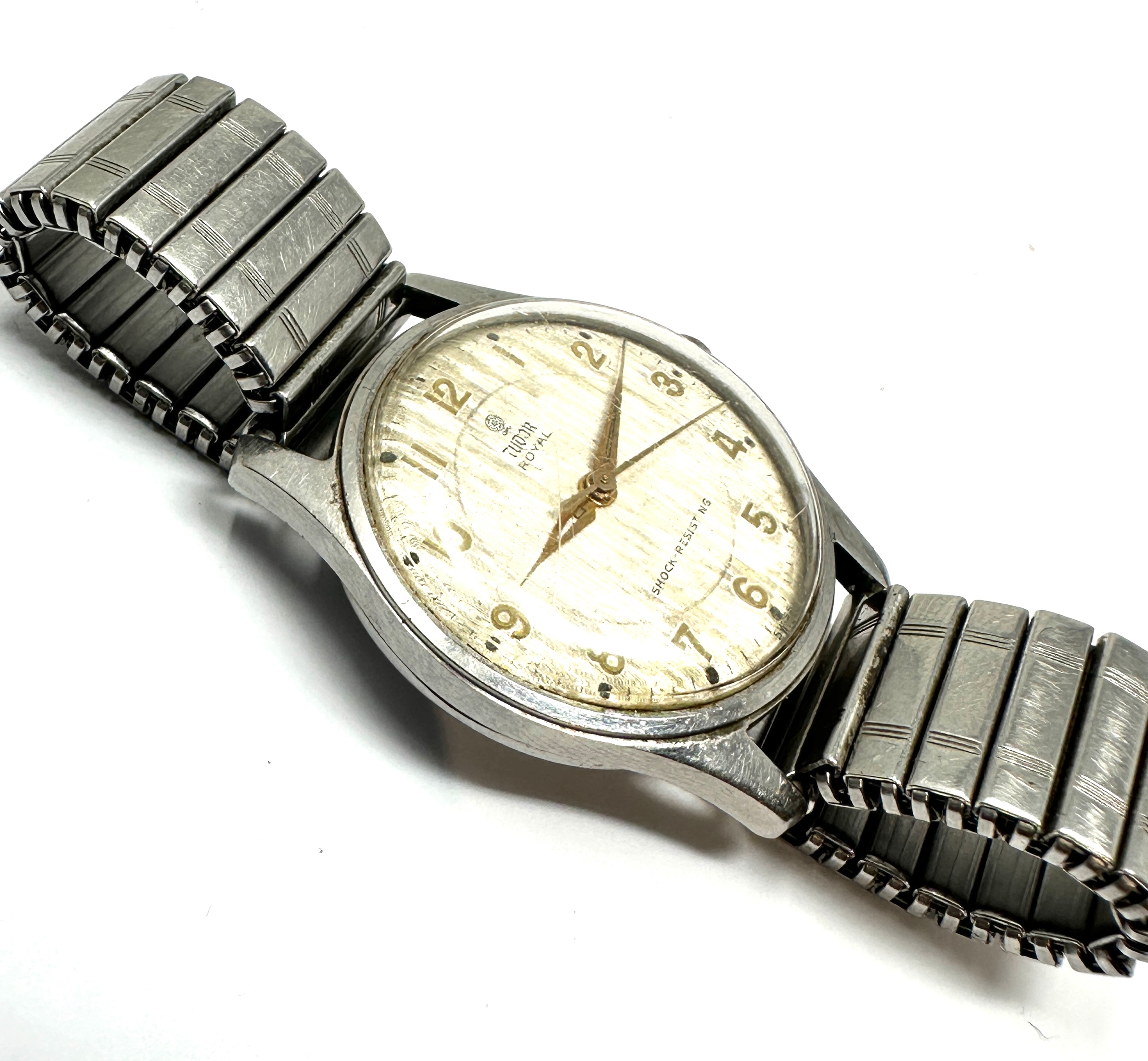 vintage 1960s tudor royal presentation wristwatch s/steel the watch is ticking - Image 2 of 4