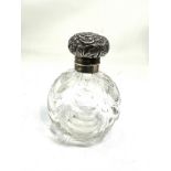 Antique silver top Perfume bottle measures approx height approx 21cm London silver hallmartks