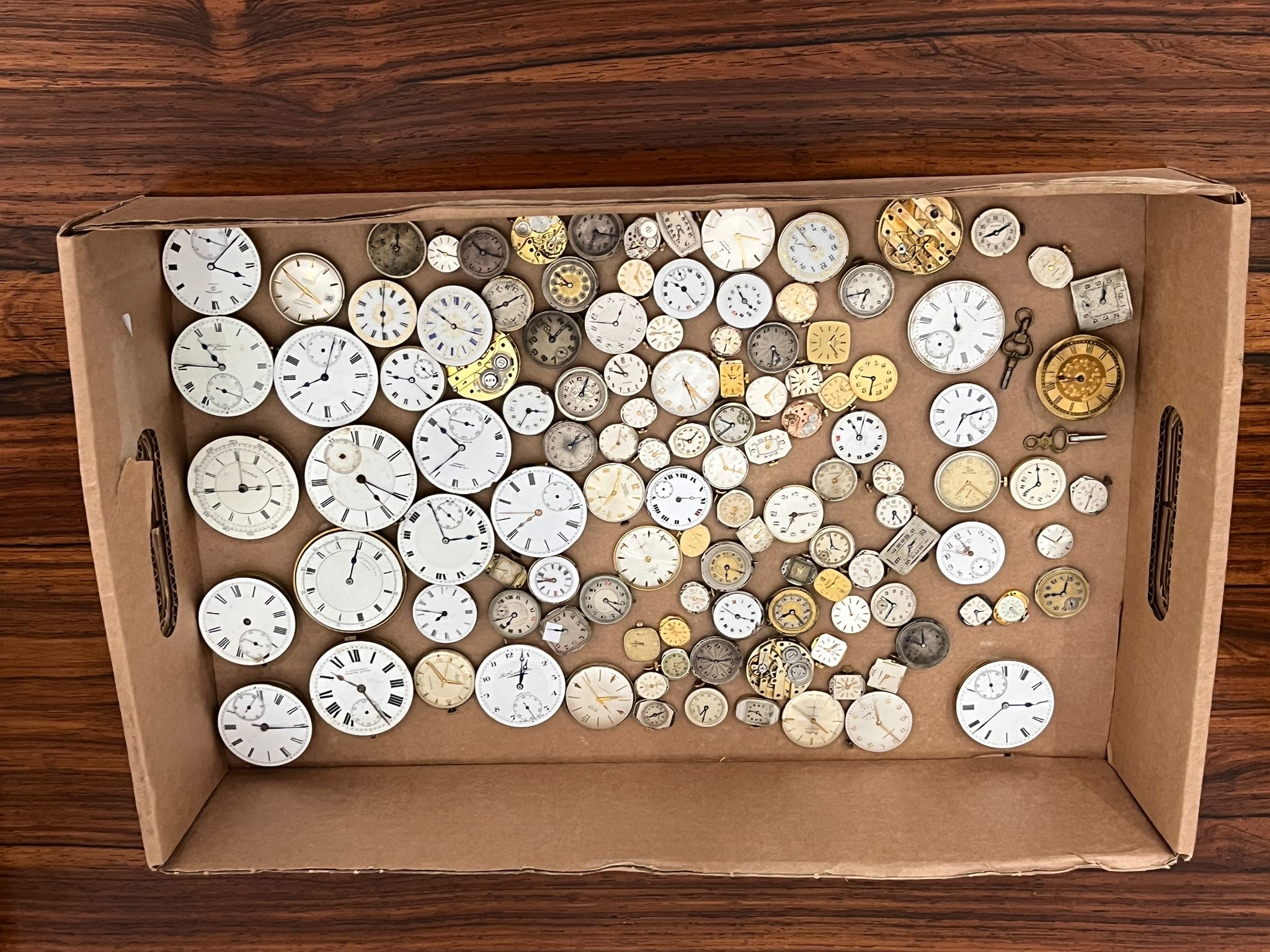 Large quantity of antique & vintage wristwatch & pocket watch movements - Image 5 of 6