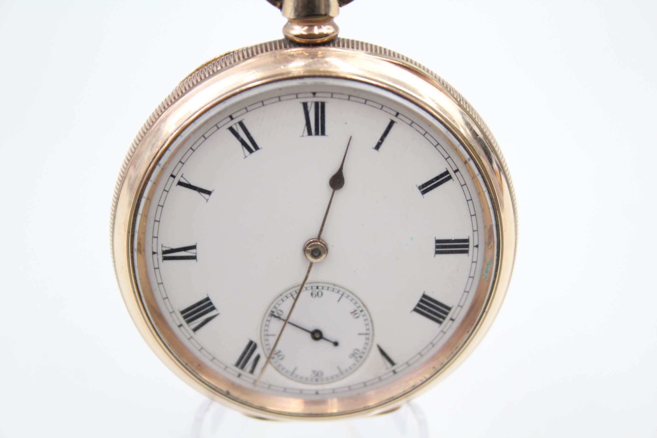 WALTHAM Gents Vintage Rolled Gold Open Face Pocket Watch Hand-wind Working - Image 2 of 6