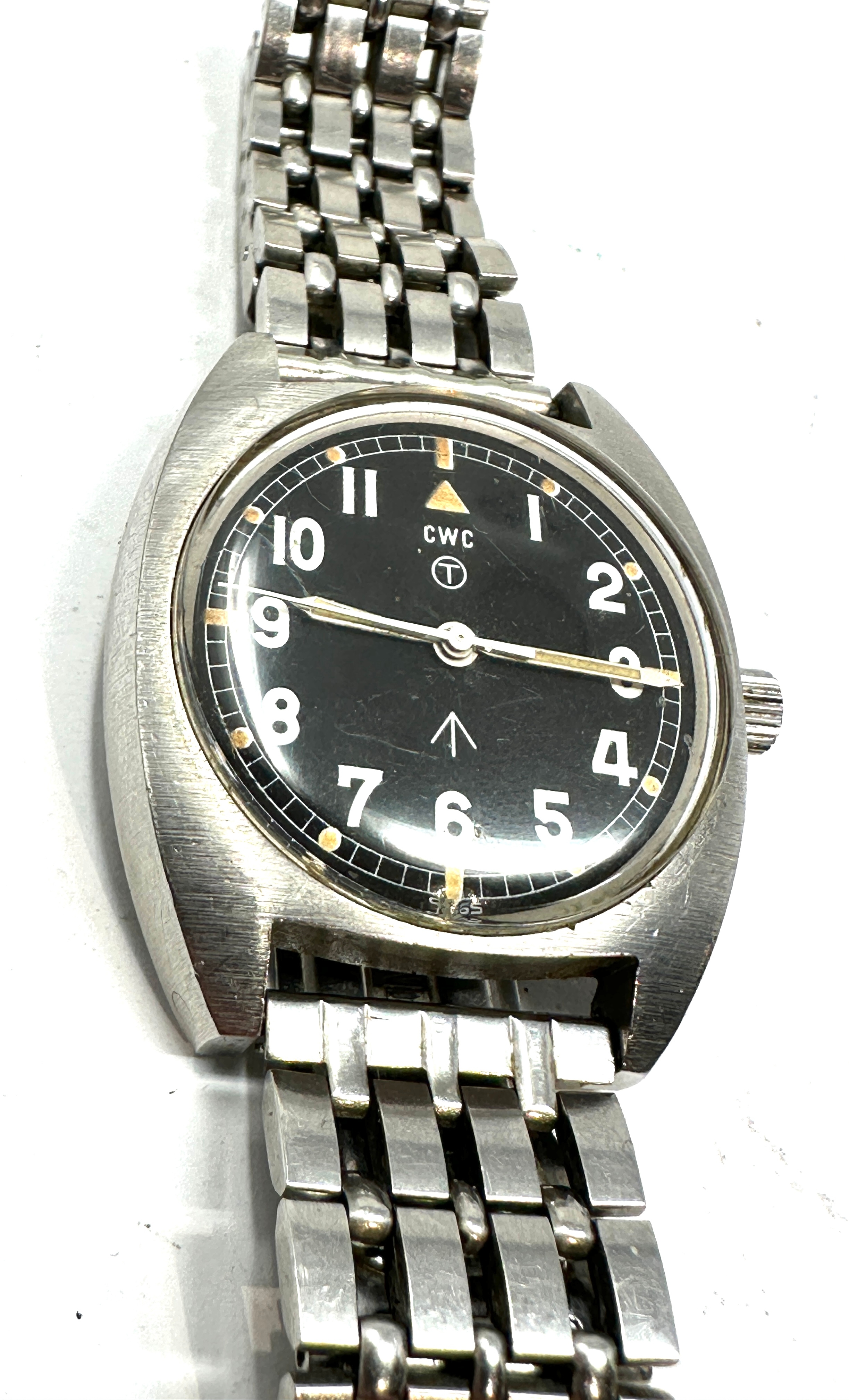 Rare 1979 CWC British military black dial manual wind in good working condition