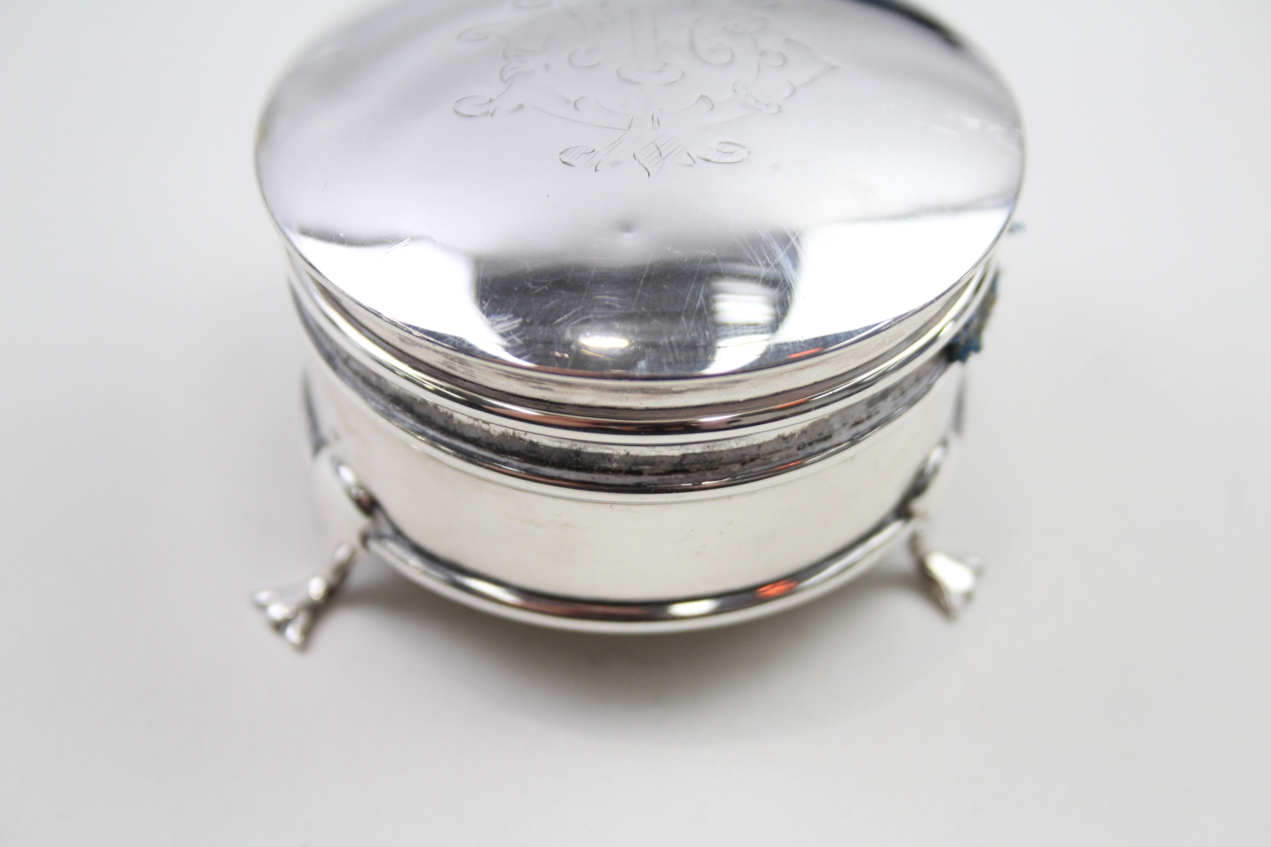 .925 sterling Jewellery / trinket box - Image 3 of 6