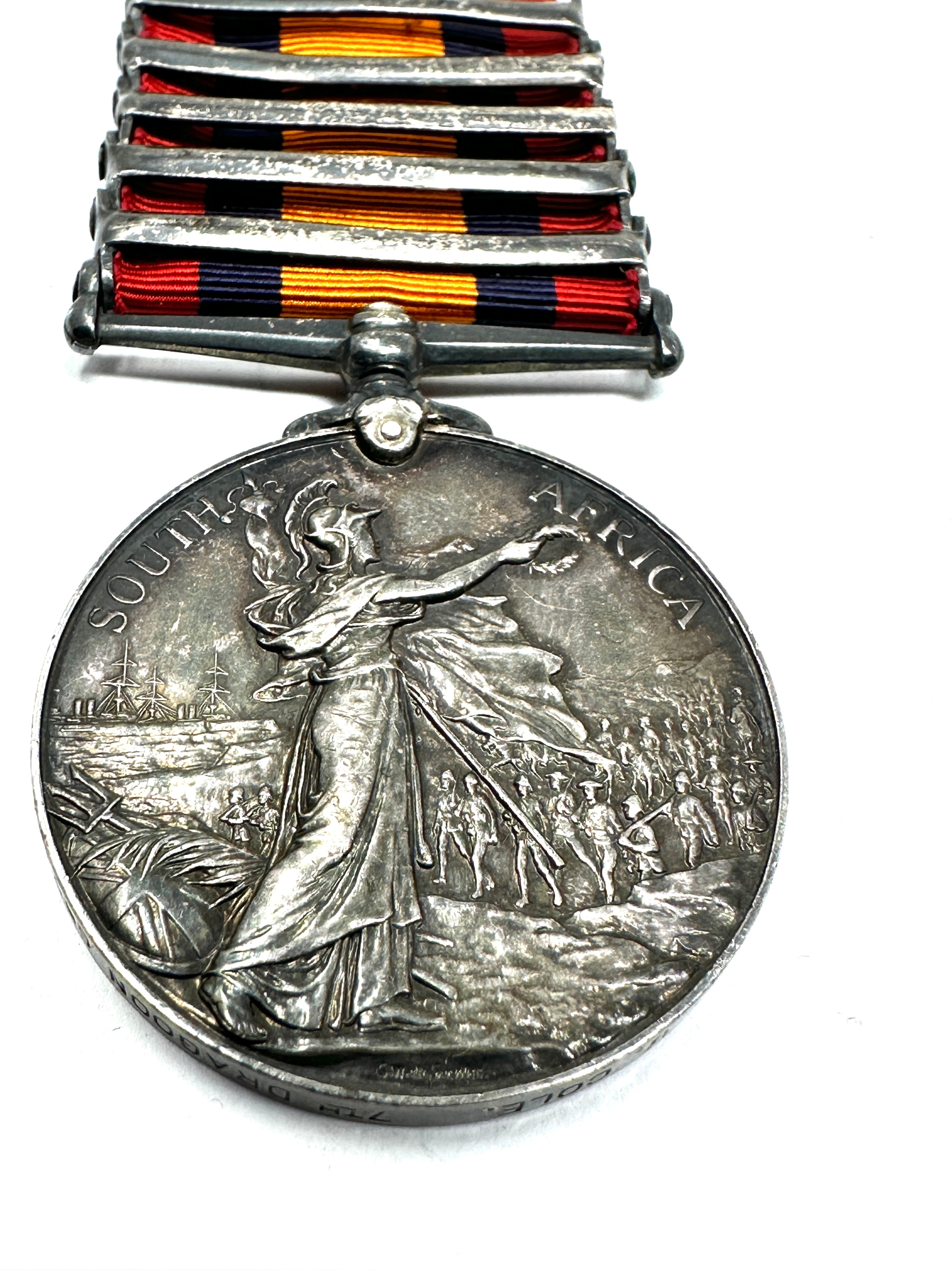 Victorian Boer war south africa medal 5 bar - Image 4 of 6