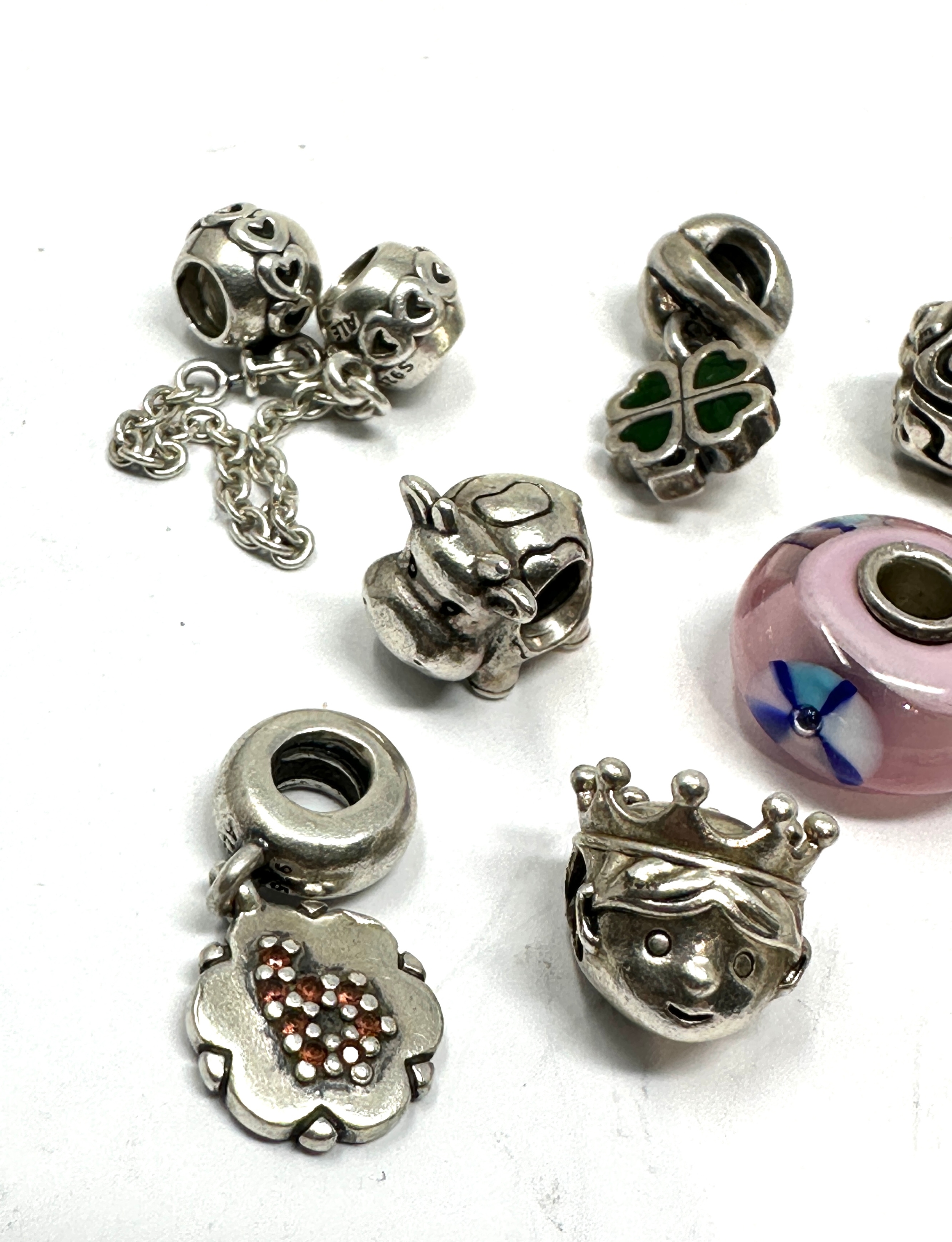 8 silver pandora charms - Image 2 of 3
