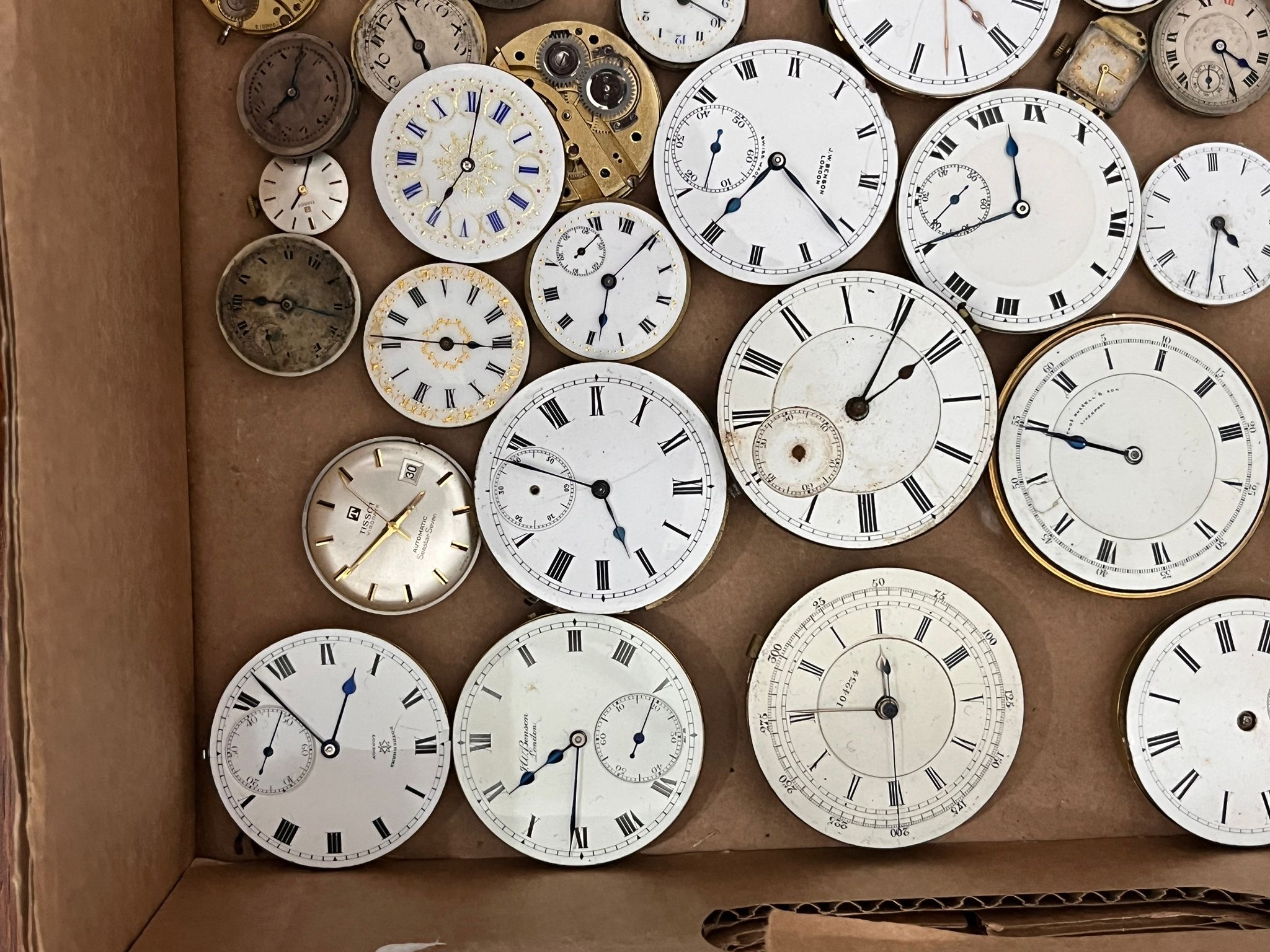 Large quantity of antique & vintage wristwatch & pocket watch movements - Image 3 of 6