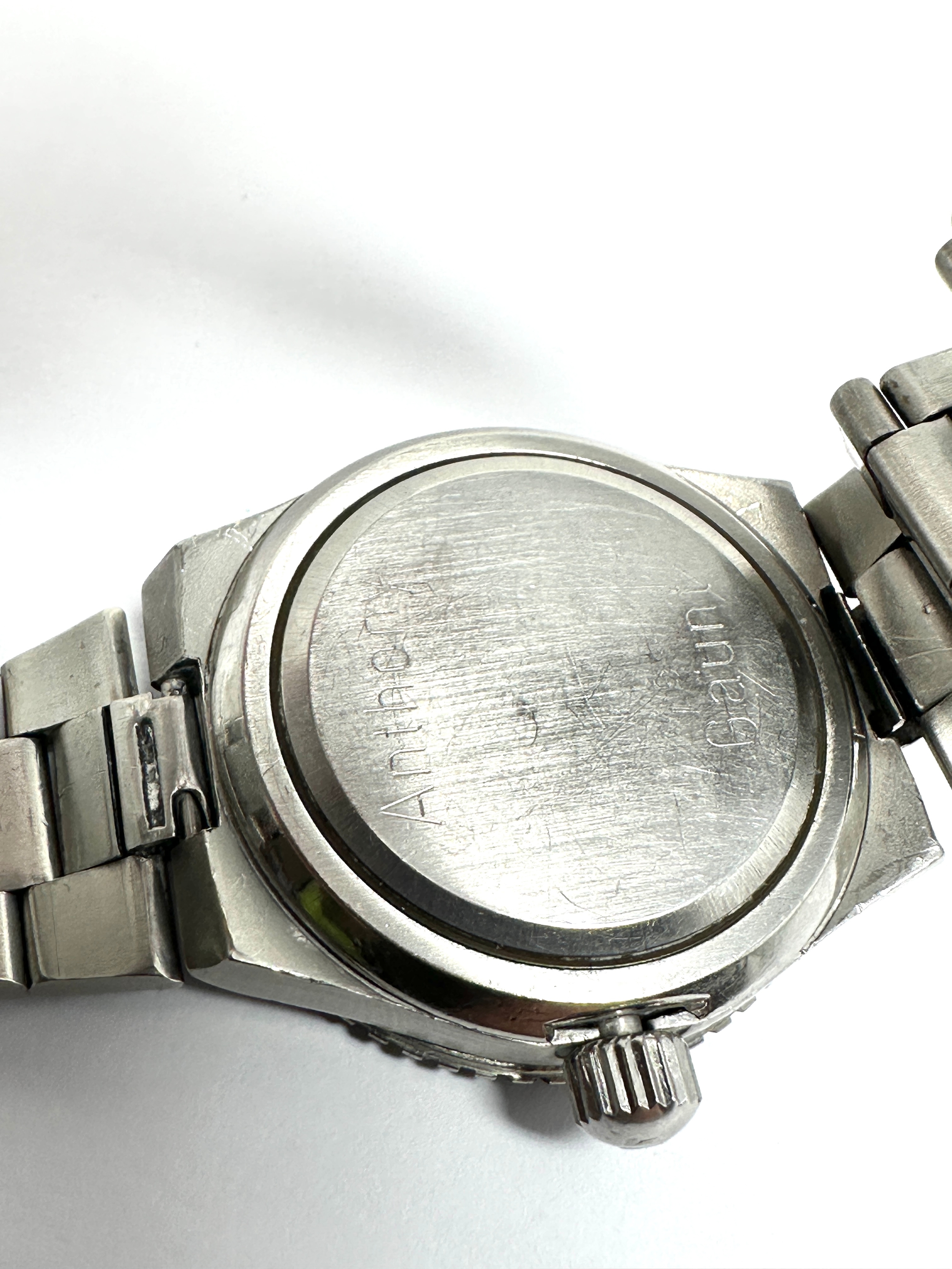 Vintage Omega Automatic Seamaster Cosmic 2000 Diver Men's Watch the watch is ticking name engraved - Image 5 of 6