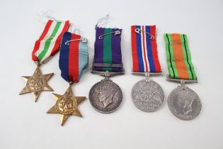 WW2 GV.I G.S.M Palestine 1945-48 Medal Group inc Italy Star