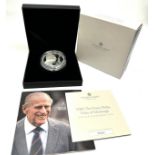 Royal Mint H.R.H the prince philip duke of edinburgh 2021 £5 silver proof coin