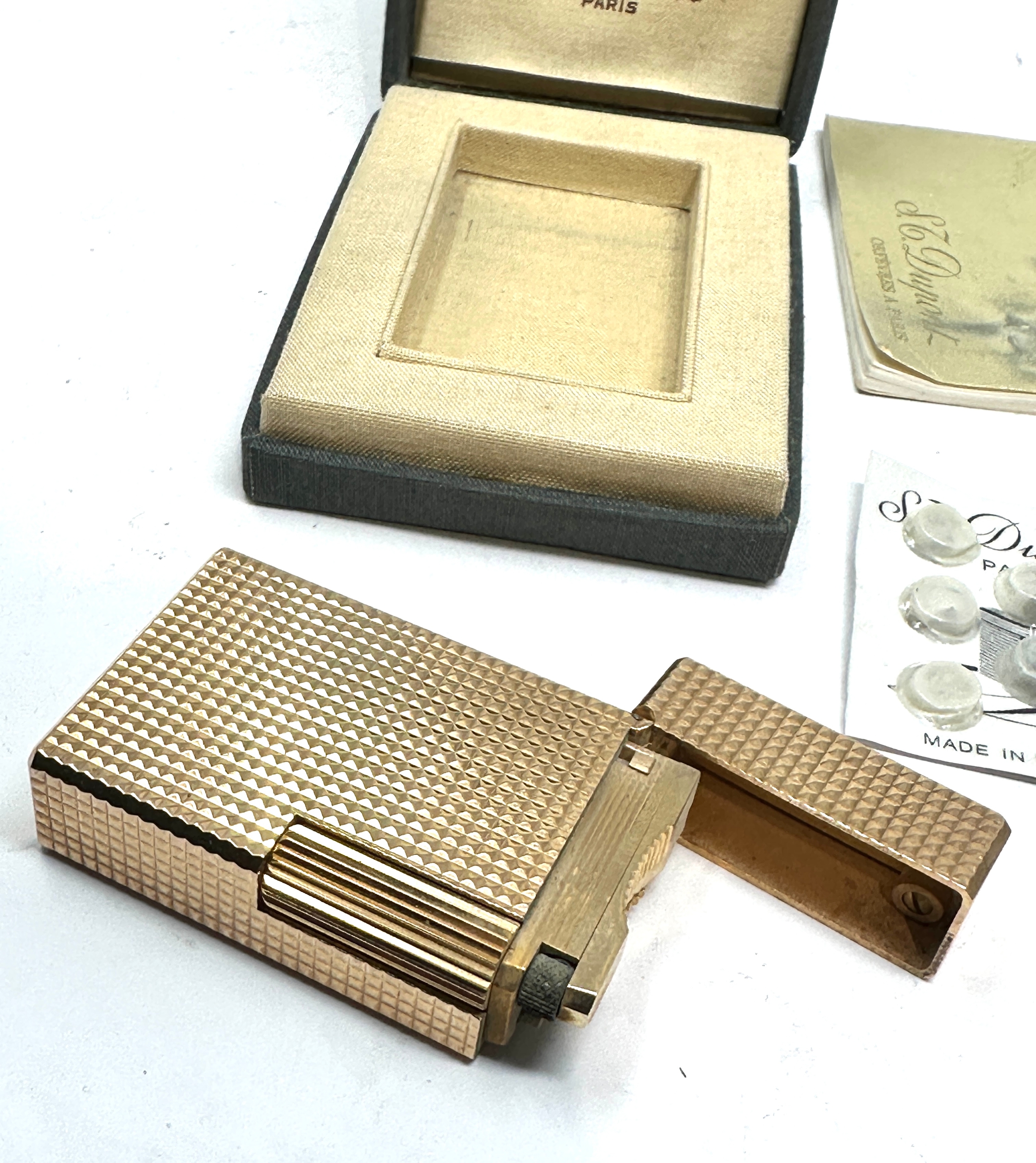 Vintage boxed dupont cigarette lighter - Bild 4 aus 6