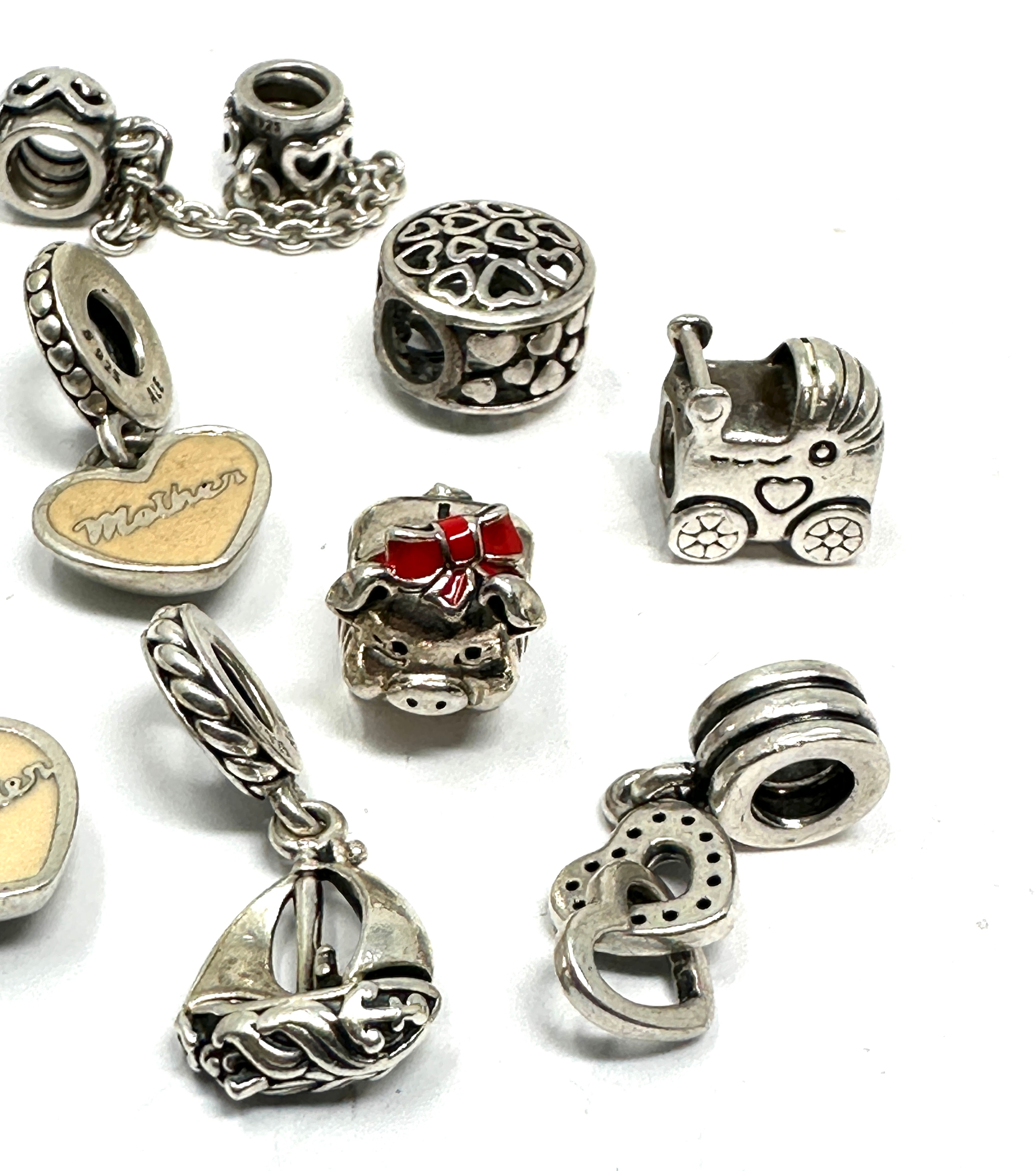8 silver pandora charms - Image 3 of 3