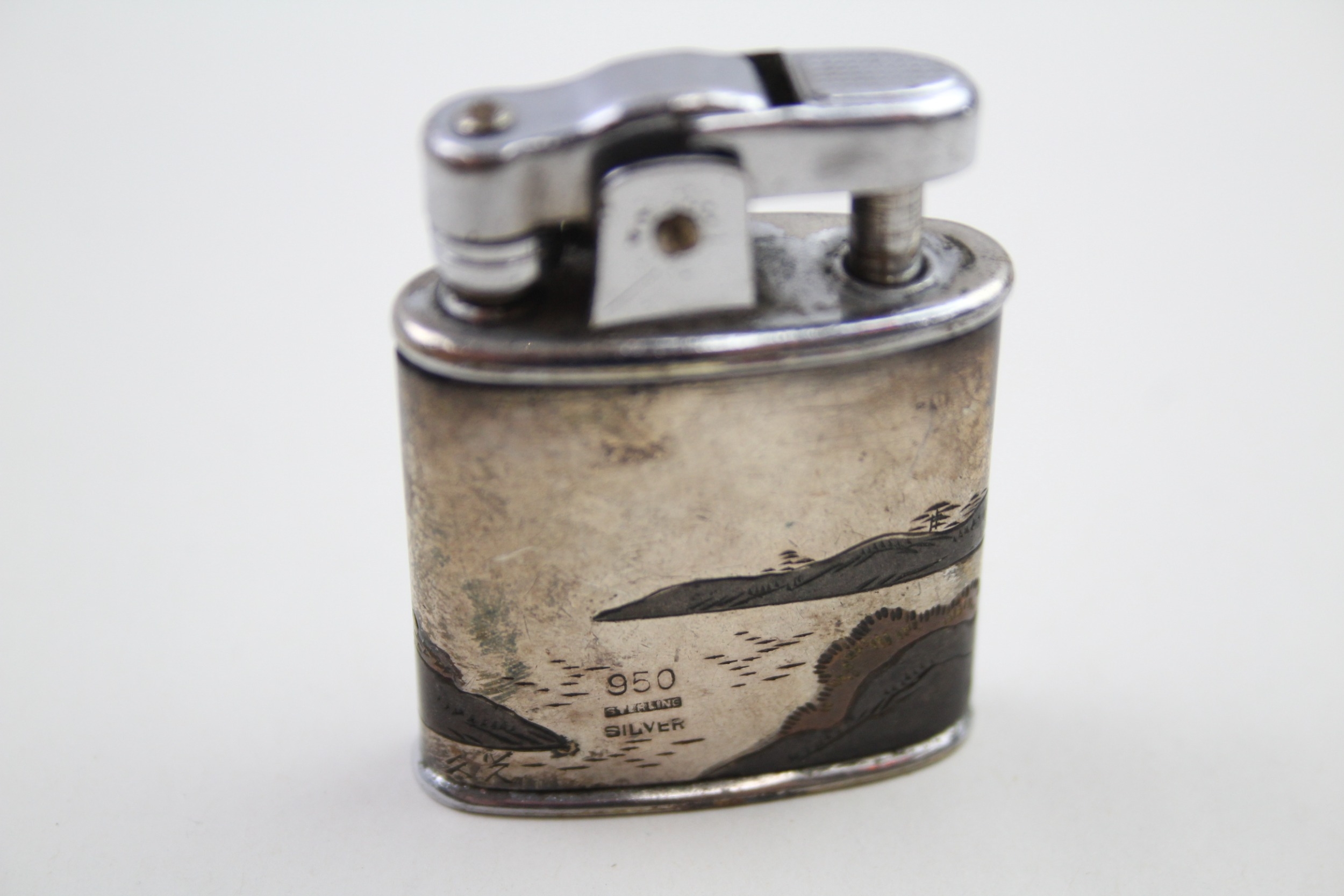 .950 silver cased cigarette lighter - Bild 6 aus 8