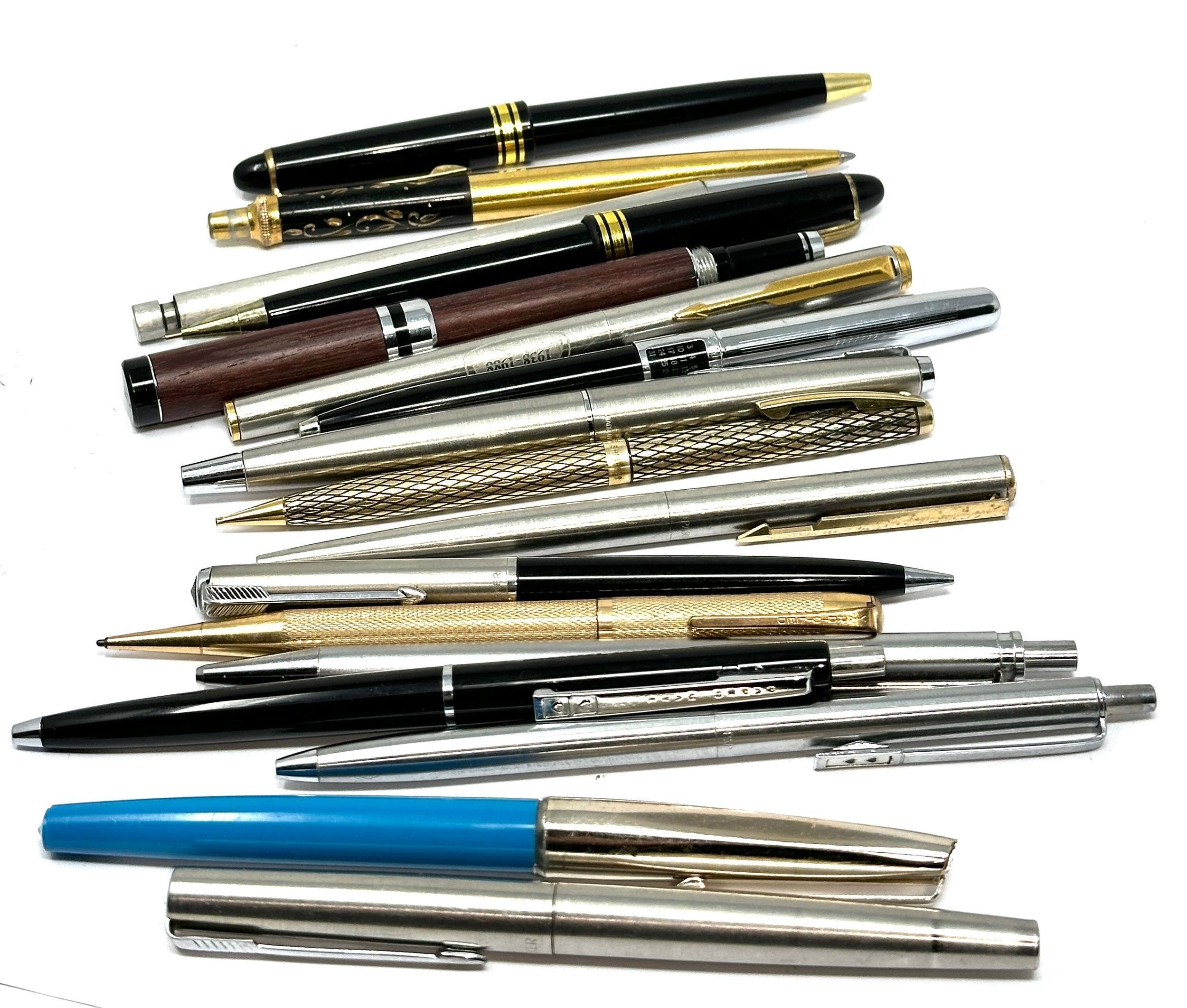 large selection of vintage & later ballpoint pens etc