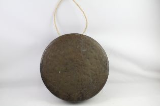 Antique Bronze / Brass Gong Ceremonial Suspended 5.2kg 16" Diameter Plate Only