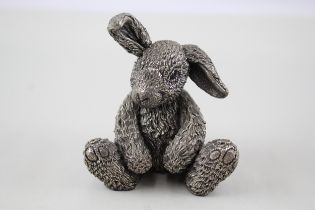 .925 sterling filled rabbit ornament