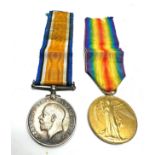 WW1 Medal pair K.I.A died of wounds pte.t.m.w scot scottish H.L.I D.O.W 28-10.18 5TH CITY OF GLASGOW